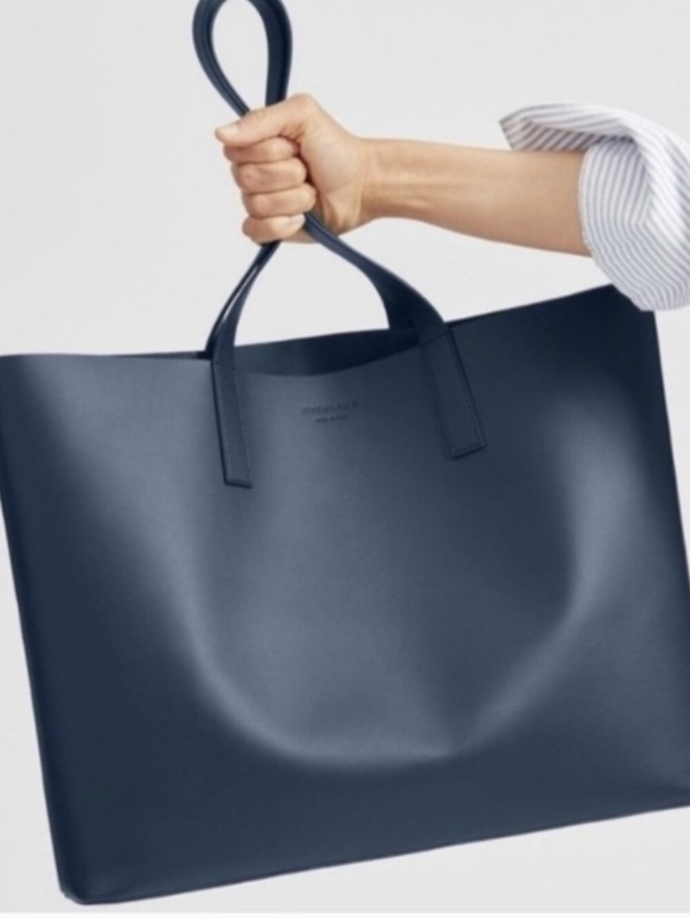 Everlane The Day Market Tote In Navy/ Blue  Bag INWT